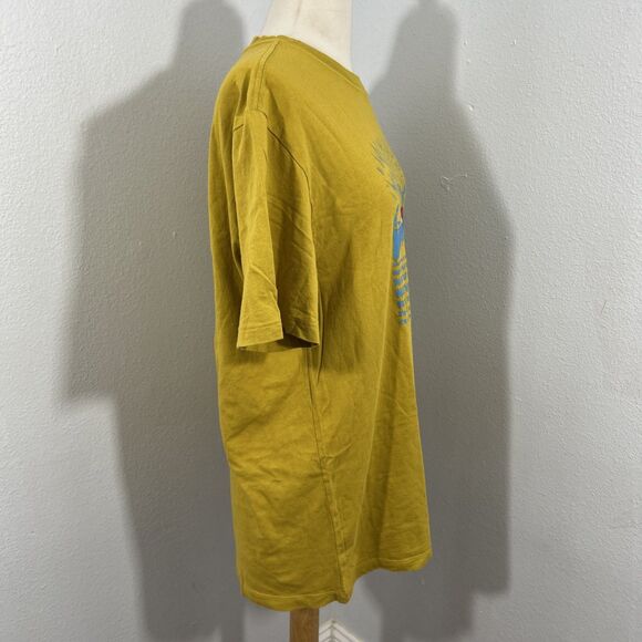 The North Face Shirt Mens Medium Mustard Short Sleeve - Picture 4 of 7